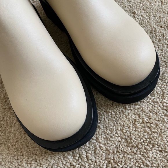 Track Outsole Leather Ankle Boots Size 8 - Picture 15 of 17